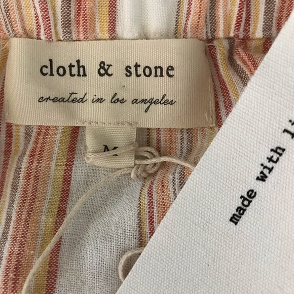 NWT Cloth & Stone | Strapless Frayed Jumpsuit | M - Picture 11 of 11